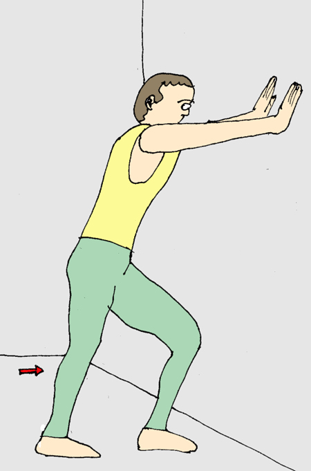 Estiramiento de gemelos